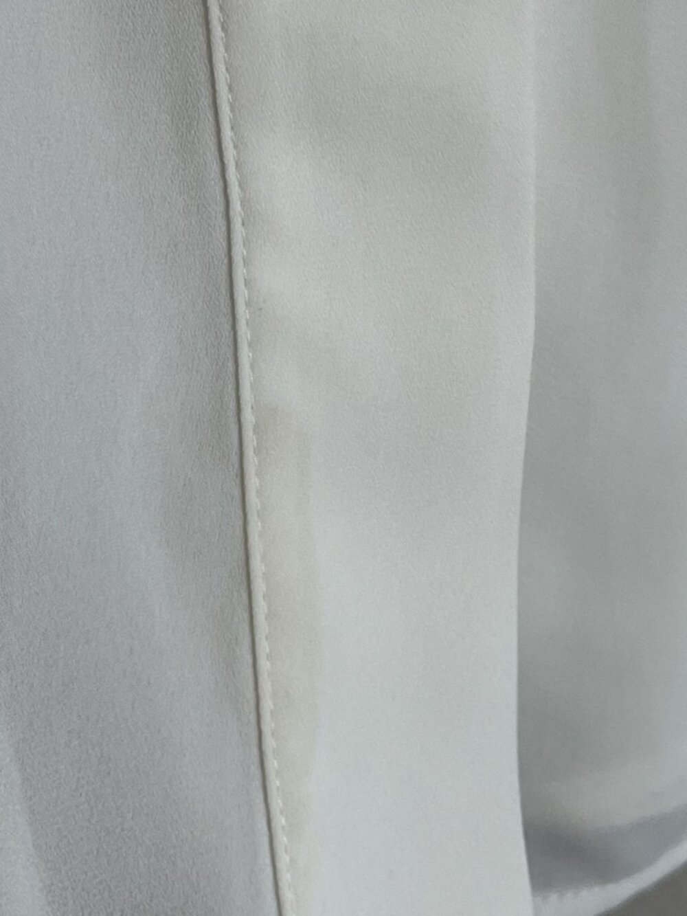 Calvin Klein Ruffle Top White 2X Neutral Minimalist Preppy Resort Classic Chic - Picture 8 of 8
